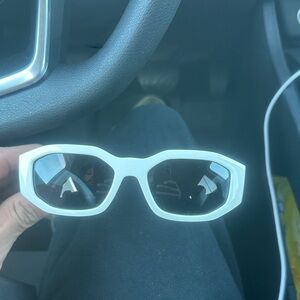 Versace White Sunglasses